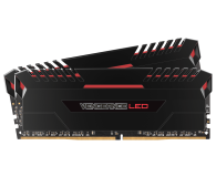 CORSAIR DDR4 Vengeance LED 16GB/3000 (2*8GB) RED LED CMU16GX4M2C3000C15R - 390111 - zdjęcie 1